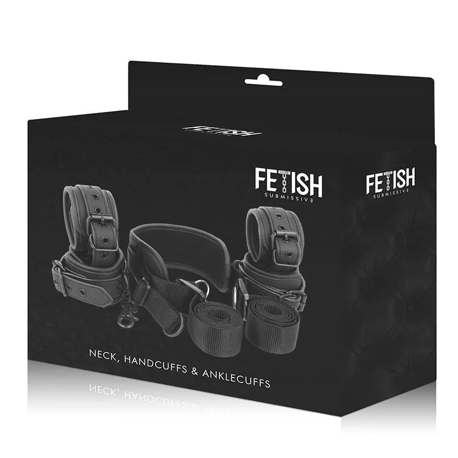 Fetish Submissive Position Master 4 Handcuffs Set - PlayBlue