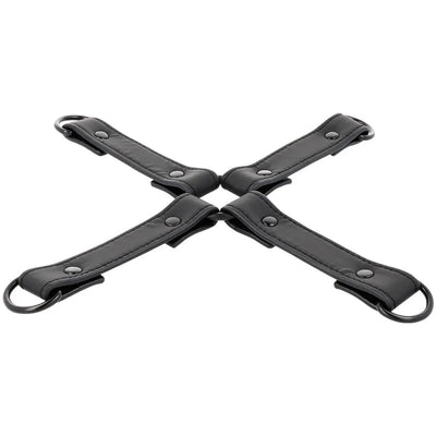 Fetish Submissive Hog Tie Vegan Leather - PlayBlue