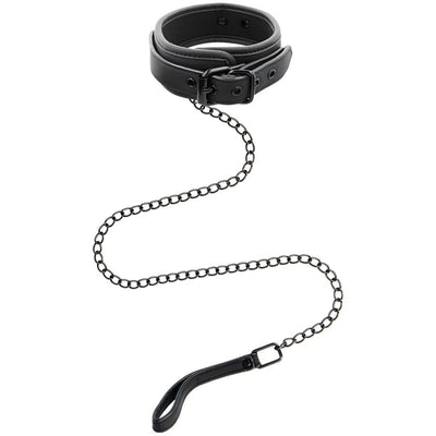 Fetish Submissive Collar With Leash - PlayBlue
