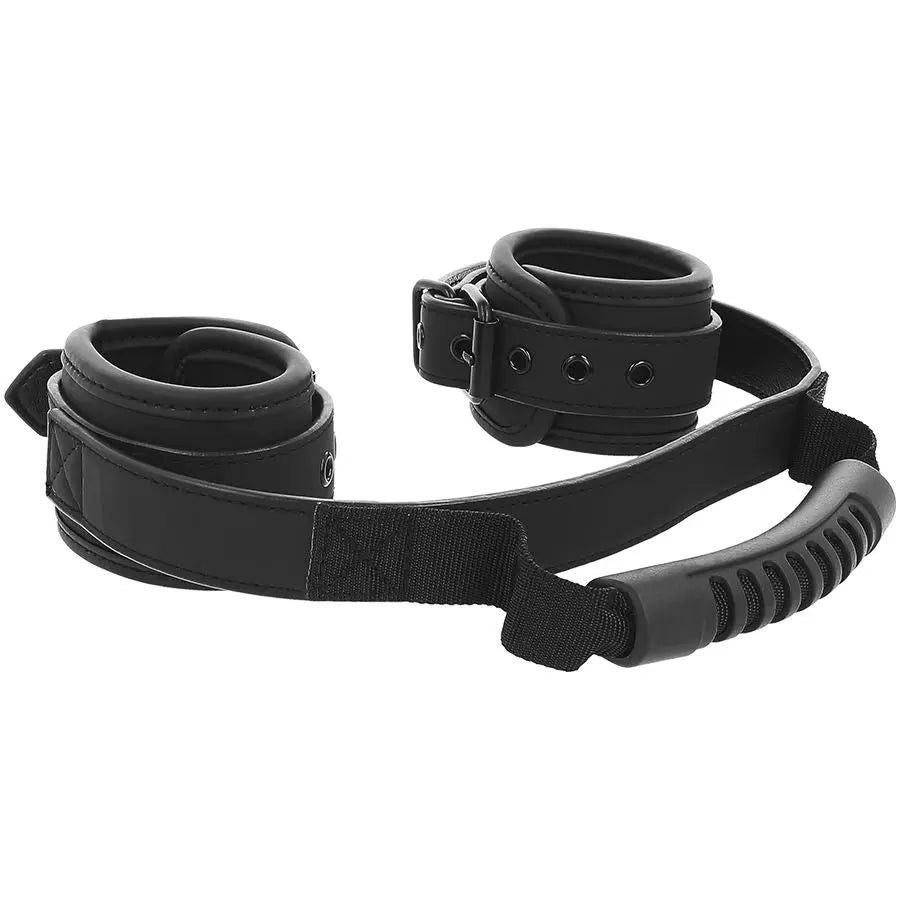 Fetish Submissive Cuffs With Puller - PlayBlue