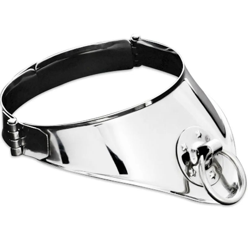 Metal Hard Neclace With Ring And Lock - PlayBlue
