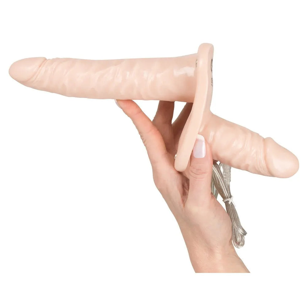 Strap-on Duo Vibrating Realistic - PlayBlue