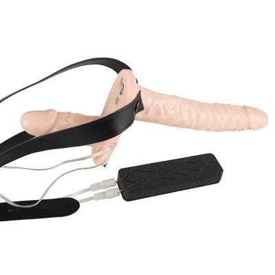 Strap-on Duo Vibrating Realistic - PlayBlue