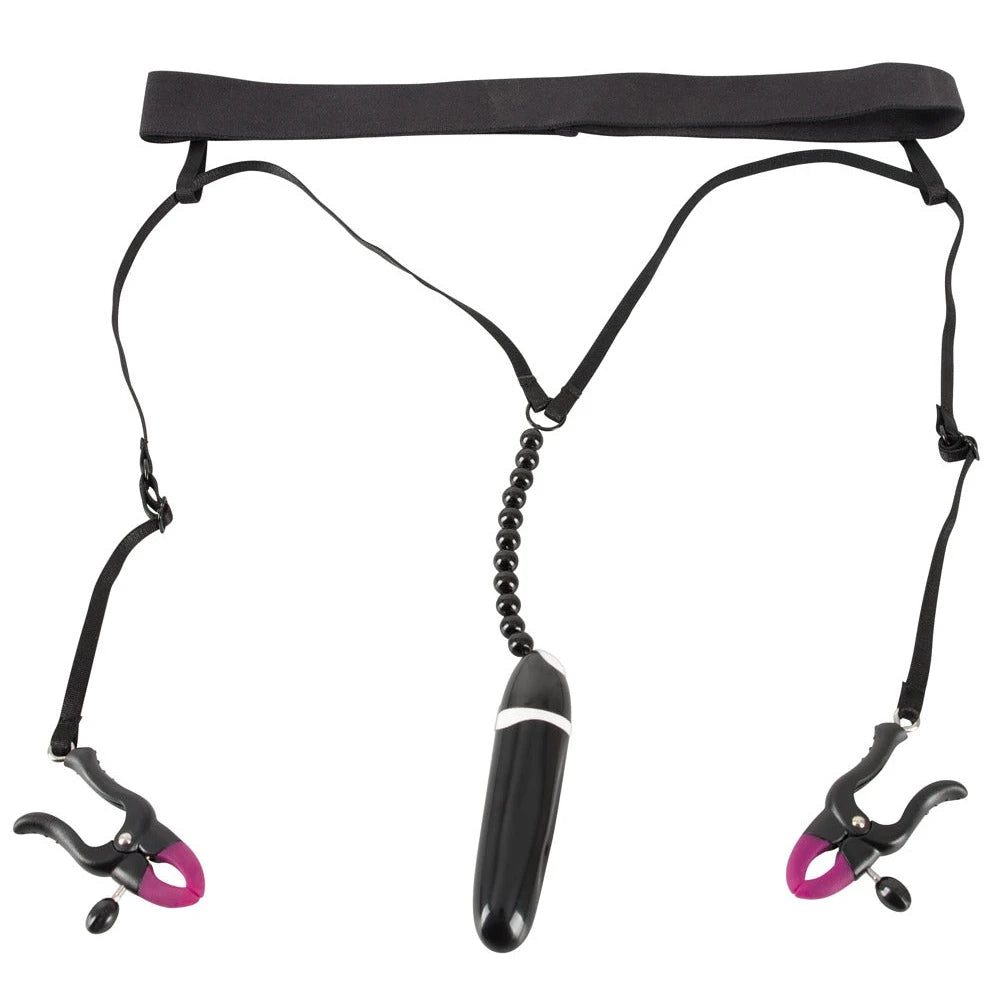 Bad Kitty Spreader String With Vibrator - PlayBlue