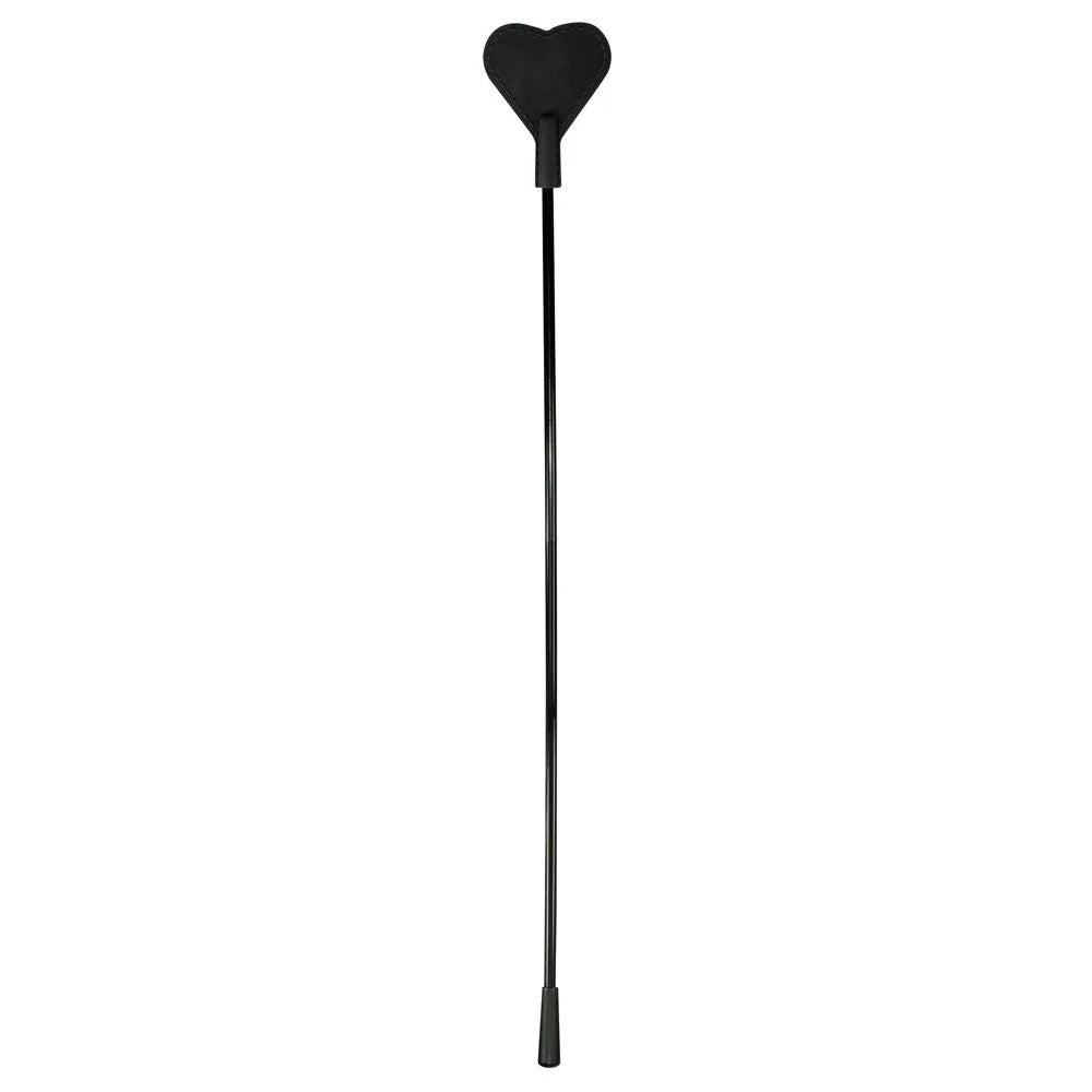 Crop With Heart Black - PlayBlue