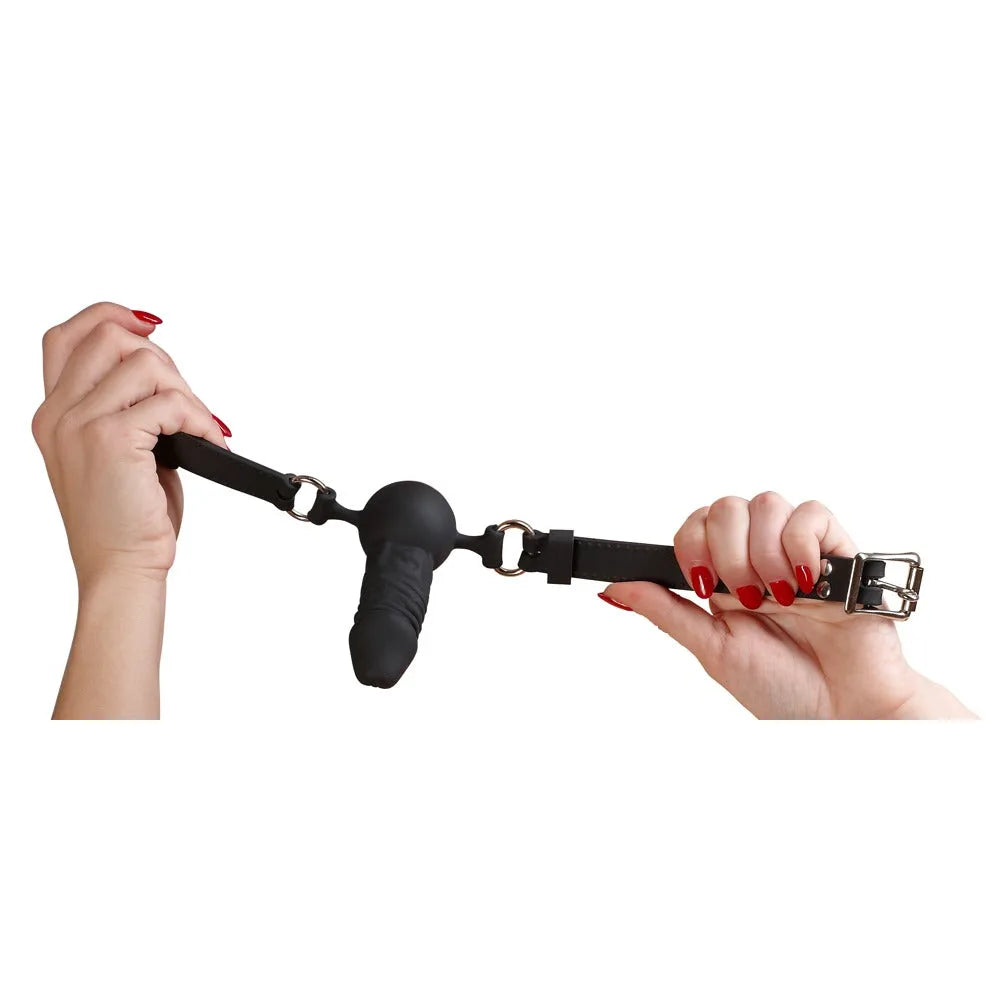 Penis Gag - Silicone - PlayBlue