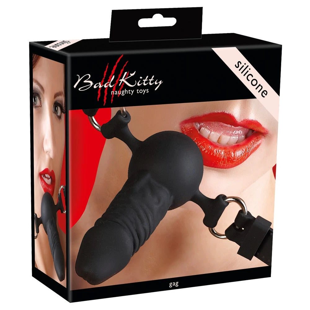 Penis Gag - Silicone - PlayBlue