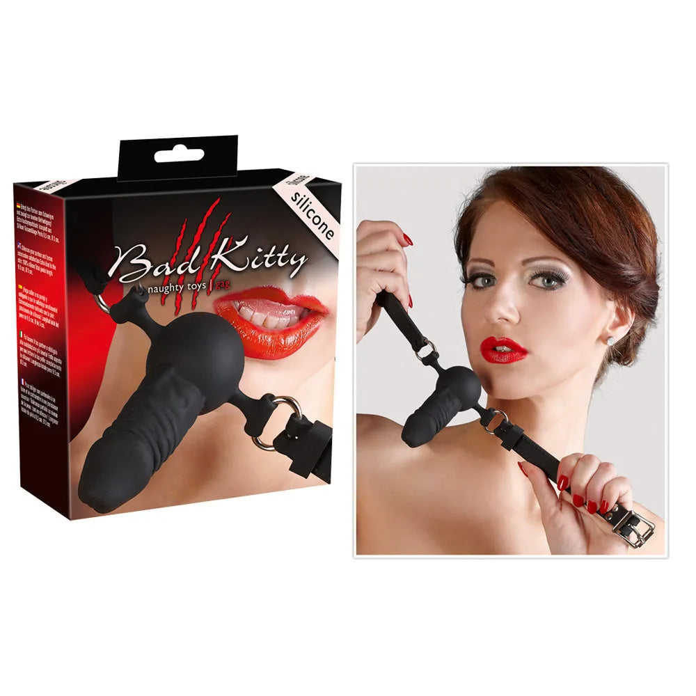 Penis Gag - Silicone - PlayBlue