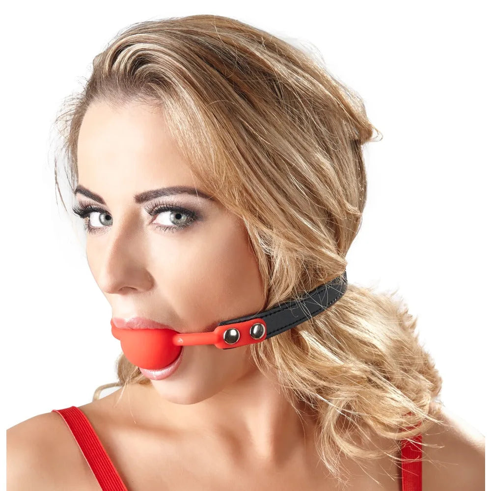 Red Gag Silicone - PlayBlue