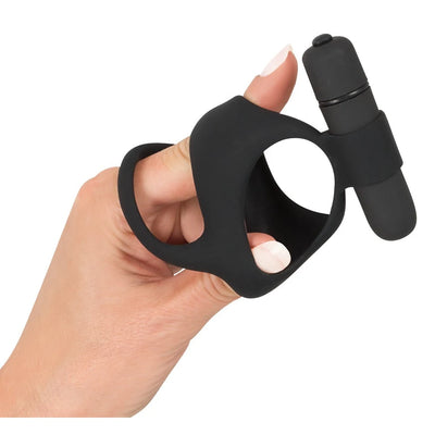 Black Velvets Cock & Ball Ring - PlayBlue