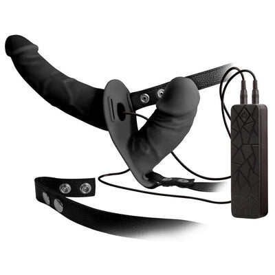 Double Vibrating Thruster Harness - PlayBlue