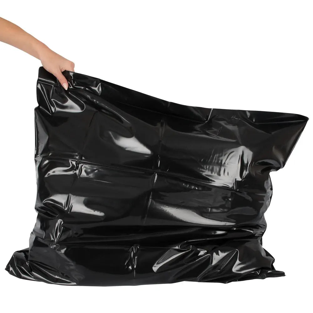 Vinyl Pillow Case Black - PlayBlue