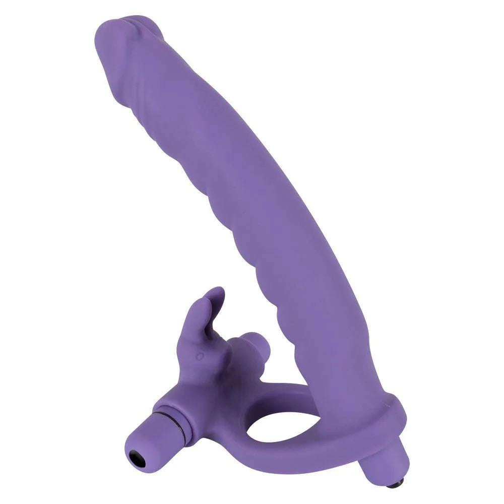 Silicone Strap-on Double Penetration - PlayBlue