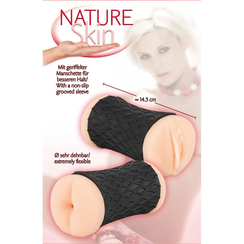 Nature Skin Pussy & Ass Masturbator 2in1 - PlayBlue