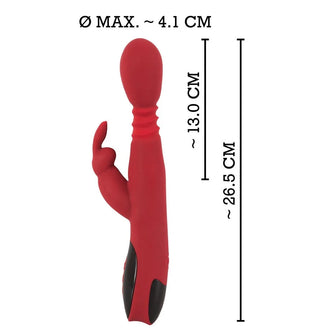 Silicone Thrusting Rechargeable Rabbit - PlayBlue