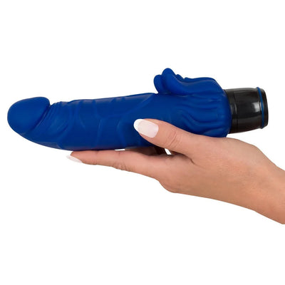 Vibra Lotus Penis Blue Vibrator - PlayBlue