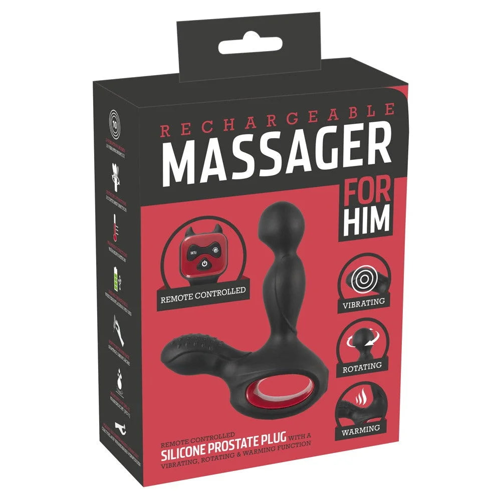 Silicone Rechargeable Prostate Massager - PlayBlue