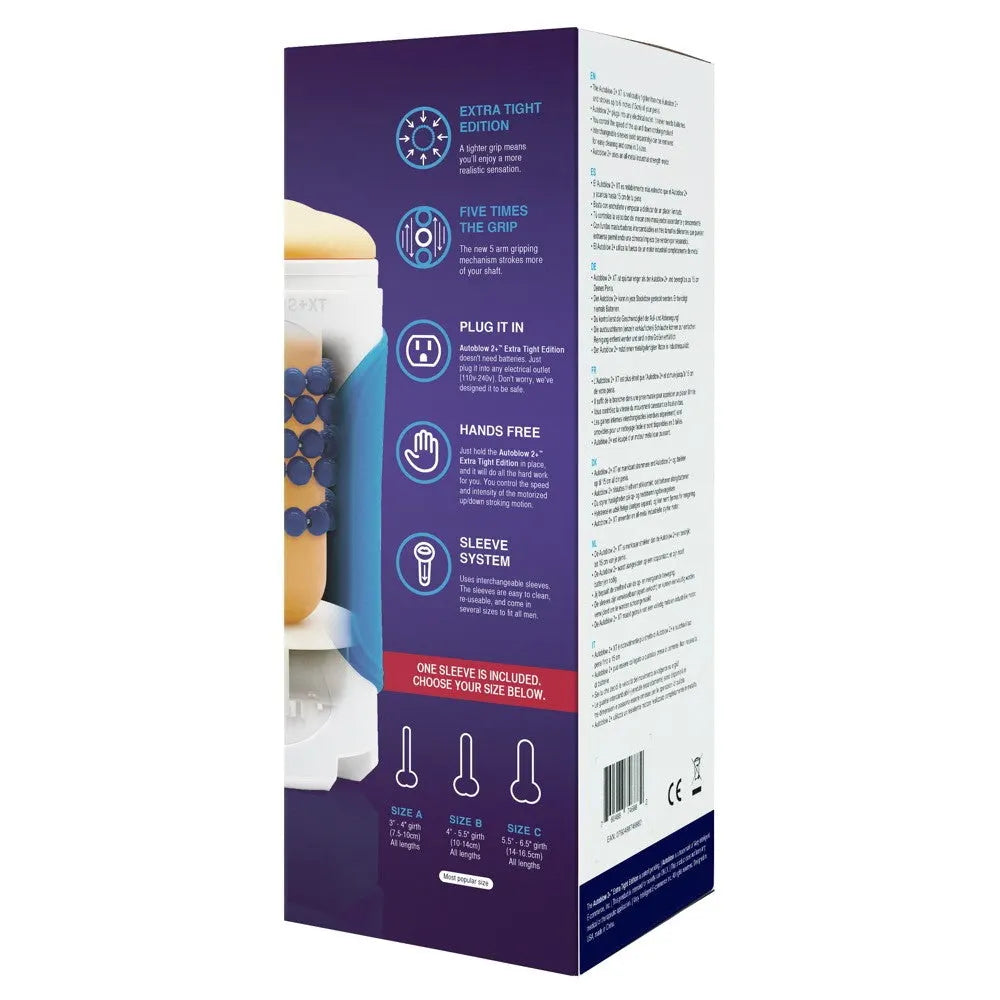 Autoblow 2+XT - Extra Tight Blow Job Machine - PlayBlue
