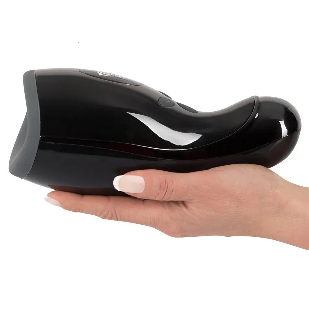 Rebel Rechargeable Masturbator - Vibration-Warming-Shaking - PlayBlue