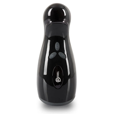 Rebel Rechargeable Masturbator - Vibration-Warming-Shaking - PlayBlue