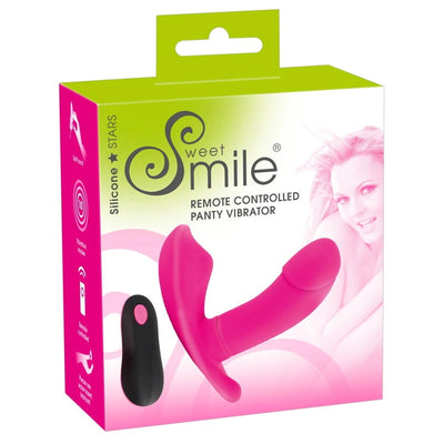 Sweet Smile Remote Controlled Rechargeable Panty Vibrator - PlayBlue