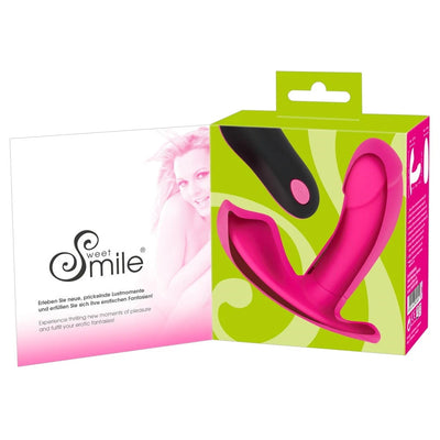 Sweet Smile Remote Controlled Rechargeable Panty Vibrator - PlayBlue