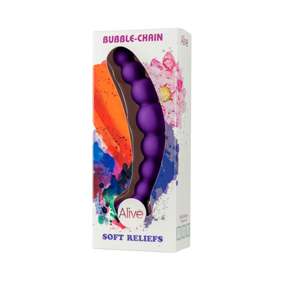 Alive - Silicone Anal Bubble Chain - PlayBlue