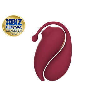 Adrien Lastic - Double Inspiration - Clitoral Suction + Remote Egg - PlayBlue