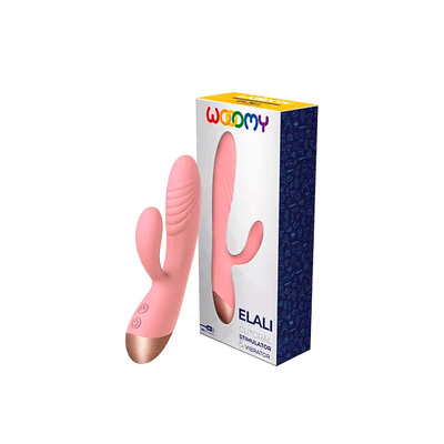 Elali Pink Rechargeable Silicone Rabbit - PlayBlue