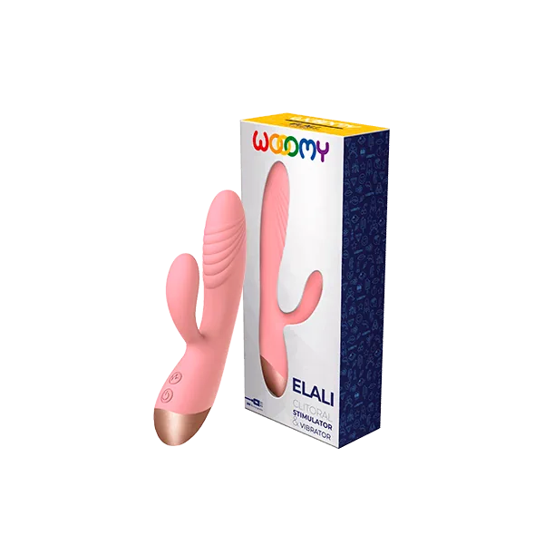 Elali Pink Rechargeable Silicone Rabbit - PlayBlue
