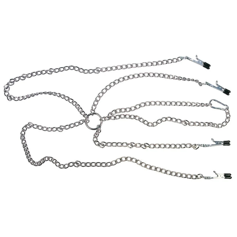 Sextreme - Harness With Clamps - PlayBlue