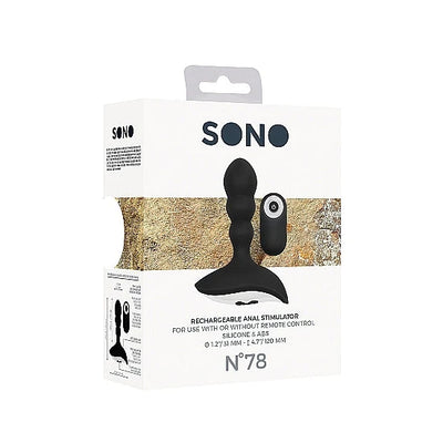 Sono - Rechargeable Anal Stimulator No 78 - PlayBlue