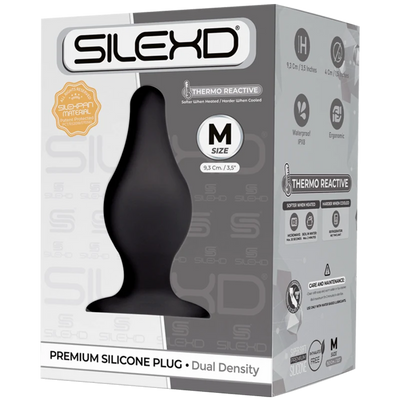 SilexD - Dual Density Silicone Plug - Medium - PlayBlue