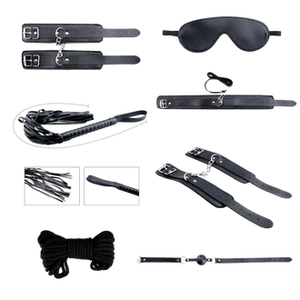 Alive - Secret Desires BDSM 8-Piece Kit - PlayBlue