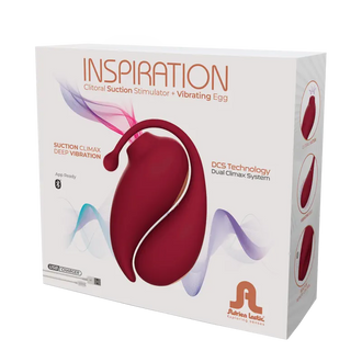 Adrien Lastic - Double Inspiration - Clitoral Suction + Remote Egg - PlayBlue