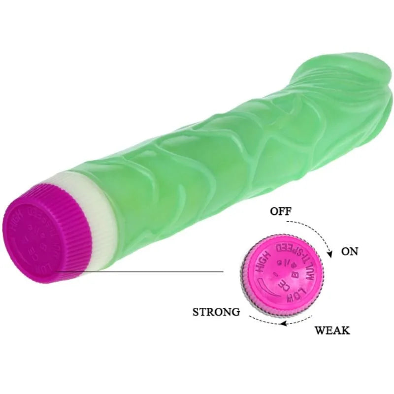 Waves Of Pleasure Vibrator Green 9 - PlayBlue