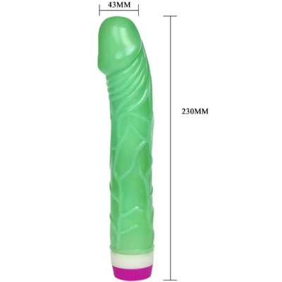Waves Of Pleasure Vibrator Green 9 - PlayBlue