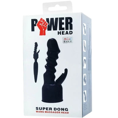 Power Head - Wand Attachment Inner And Clit Stimulating - PlayBlue