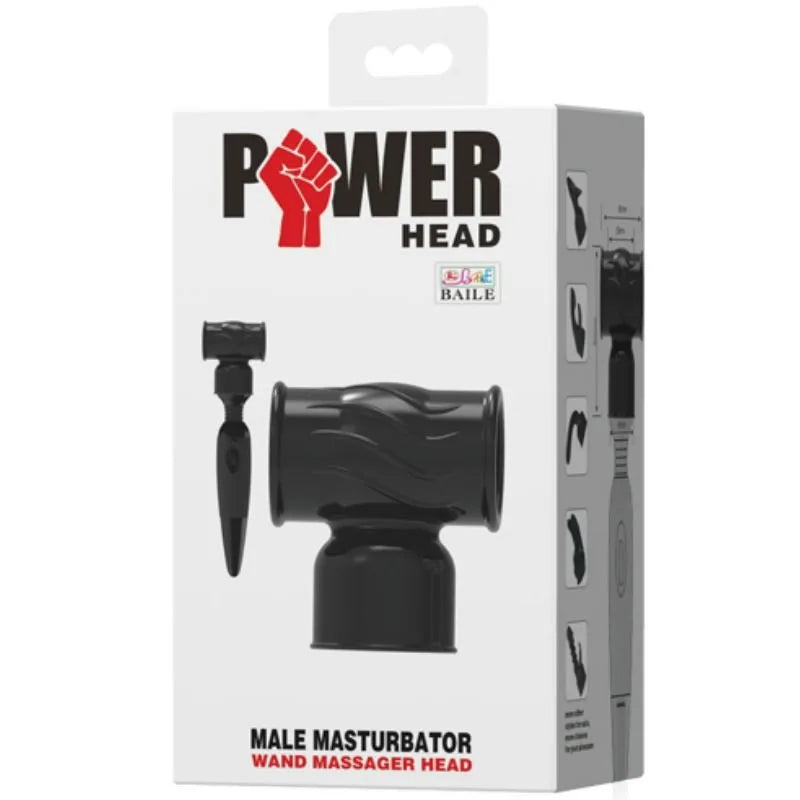 Power Head - Wand Attachment Head Penis Stimulator - PlayBlue