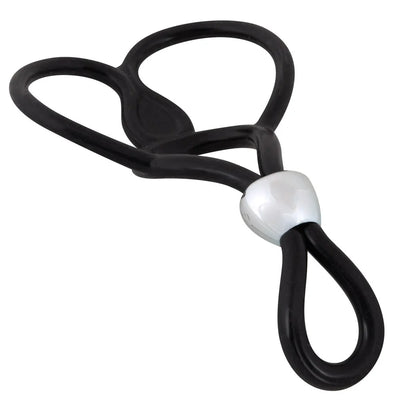 Triple Ball and Cock Ring - PlayBlue