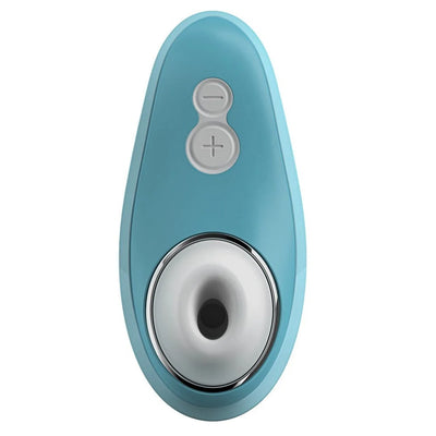 Womanizer Liberty - Rechargeable Travel Clitoral Stimulator - Red - PlayBlue
