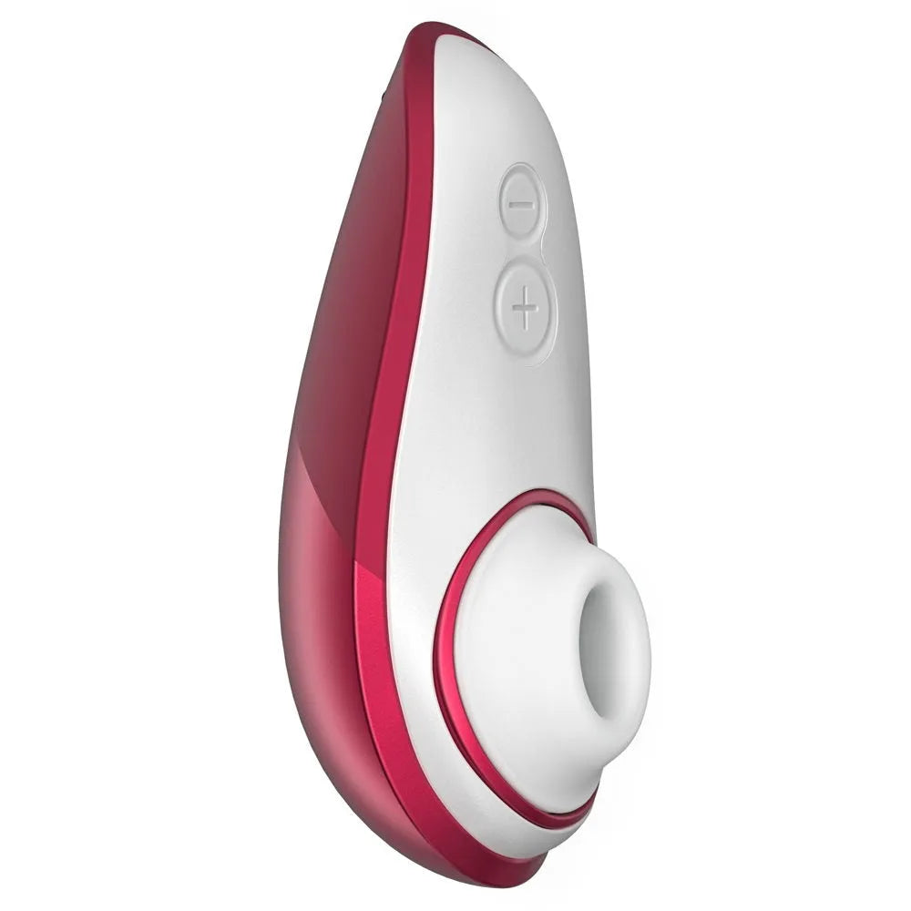 Womanizer Liberty - Rechargeable Travel Clitoral Stimulator - Red - PlayBlue