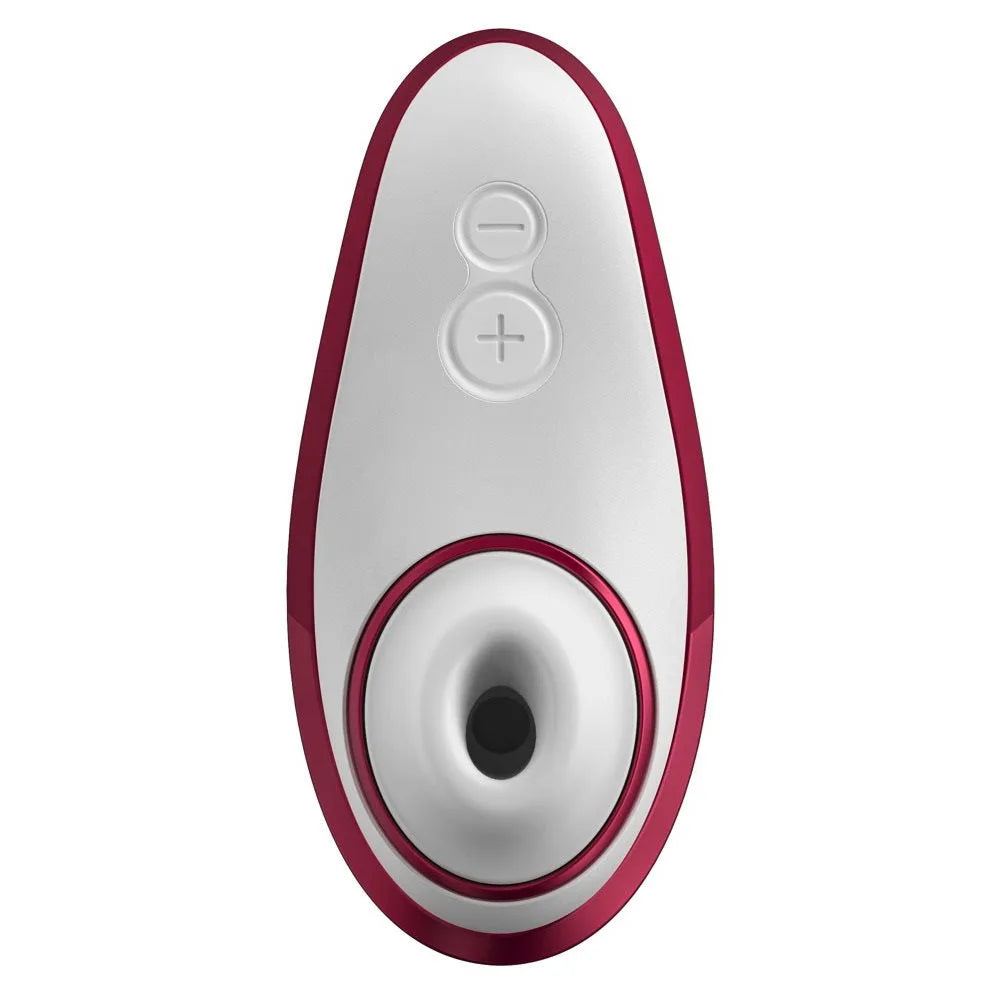 Womanizer Liberty - Rechargeable Travel Clitoral Stimulator - Red - PlayBlue