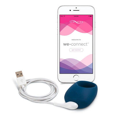 We-Vibe - Pivot We-Connect Cock Ring - PlayBlue