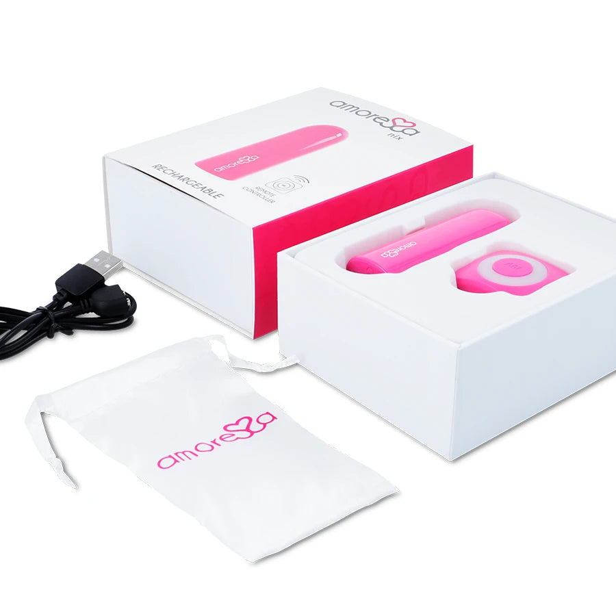 Amoressa Nix Remote Control Bullet - Power Pink - PlayBlue
