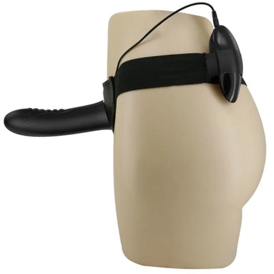Pretty Love Myron Vibrating Hollow Strap On - PlayBlue