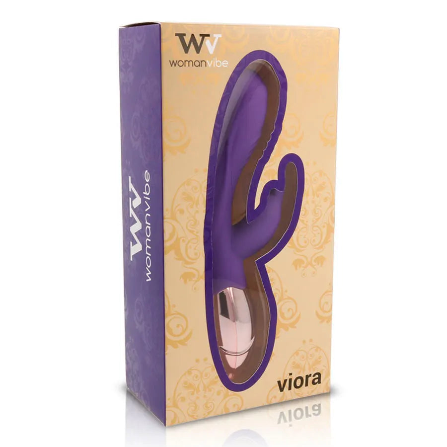 Womanvibe Viora Silicone Rechargable Longlife Rabbit - PlayBlue