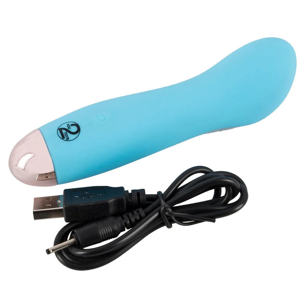 Cuties Mini Blue - Rechargeable Silicone - PlayBlue