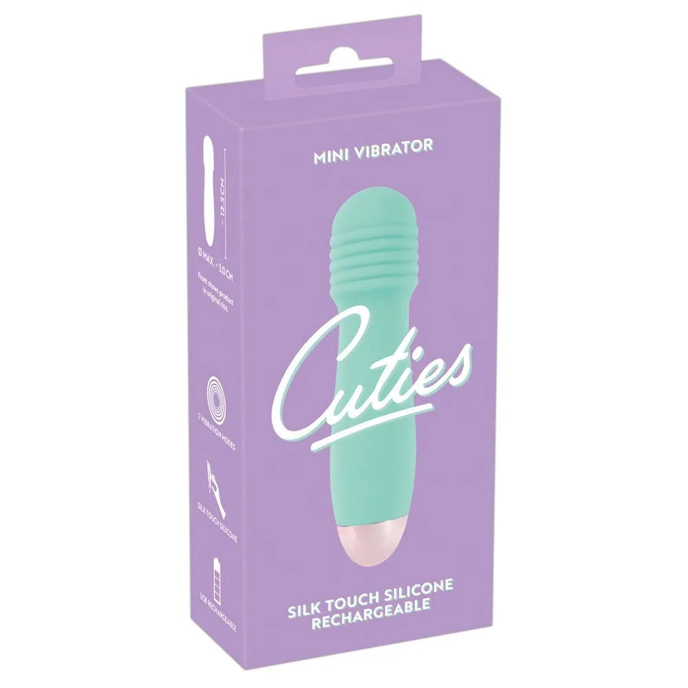 Cuties Mini Green - Rechargeable Silicone - PlayBlue