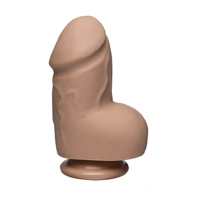 Fat D - 6 Inch With Balls - Firmskyn - Vanilla - PlayBlue